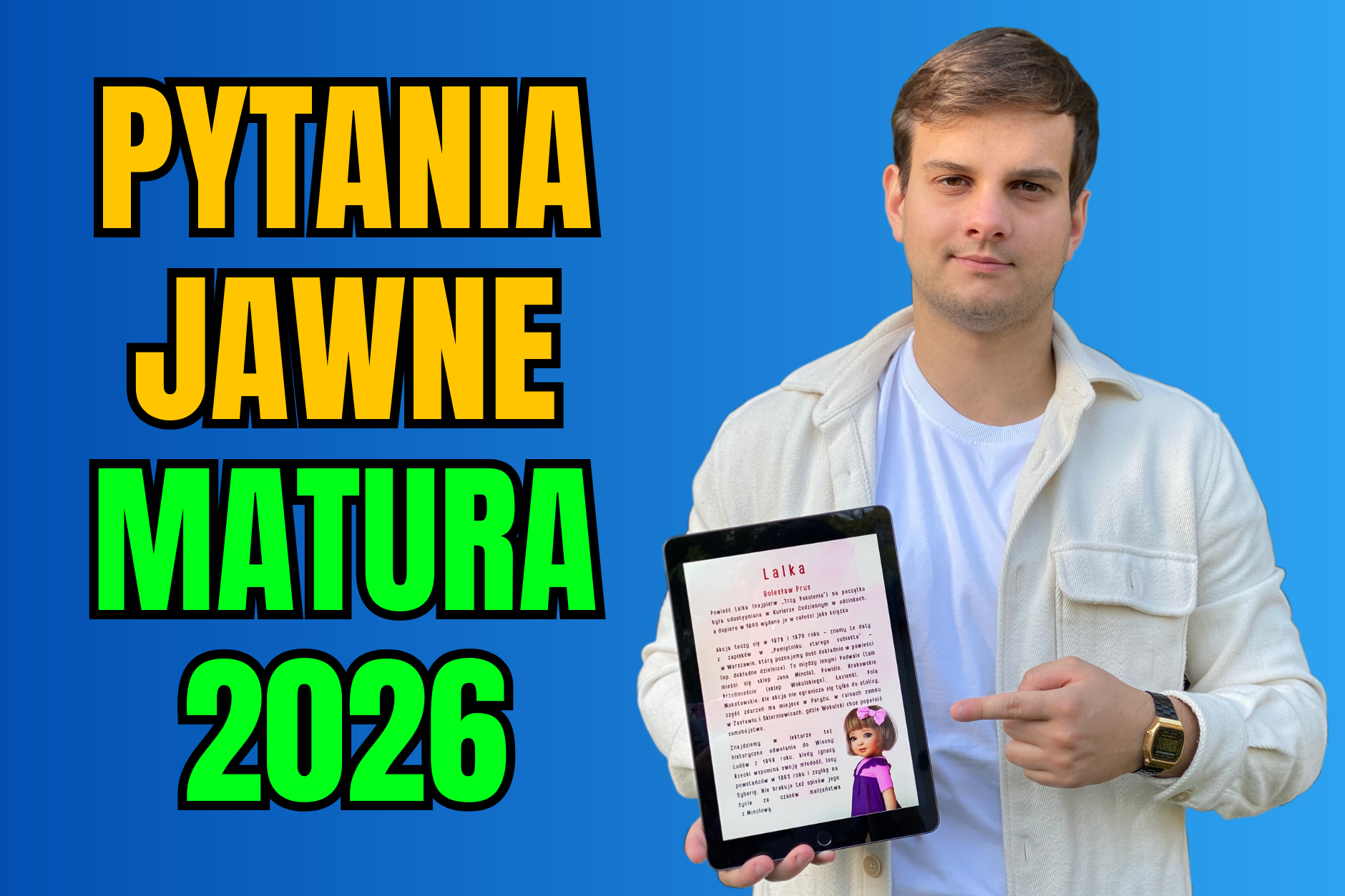 Język polski matura ustna – zadania jawne na 2026 r.
